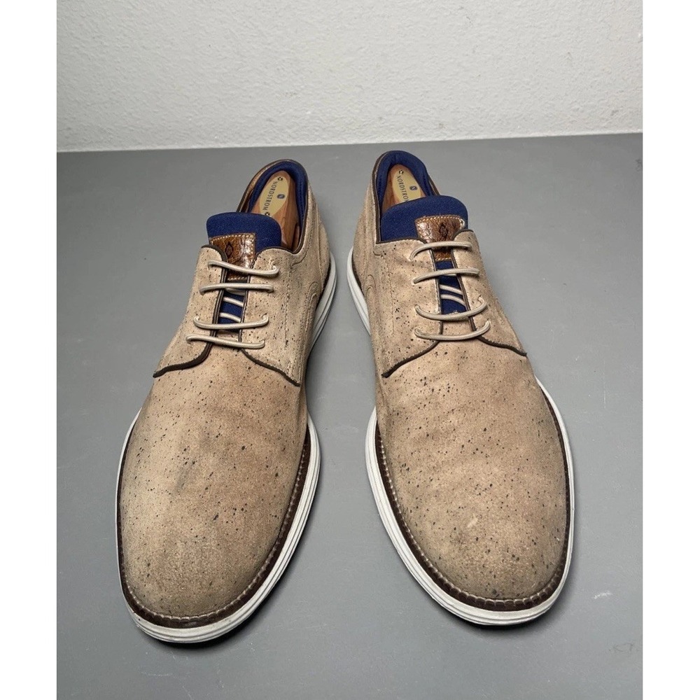 Martin Dingman Shoes Mens 11 M Countryaire Plain Toe Suede Slip On